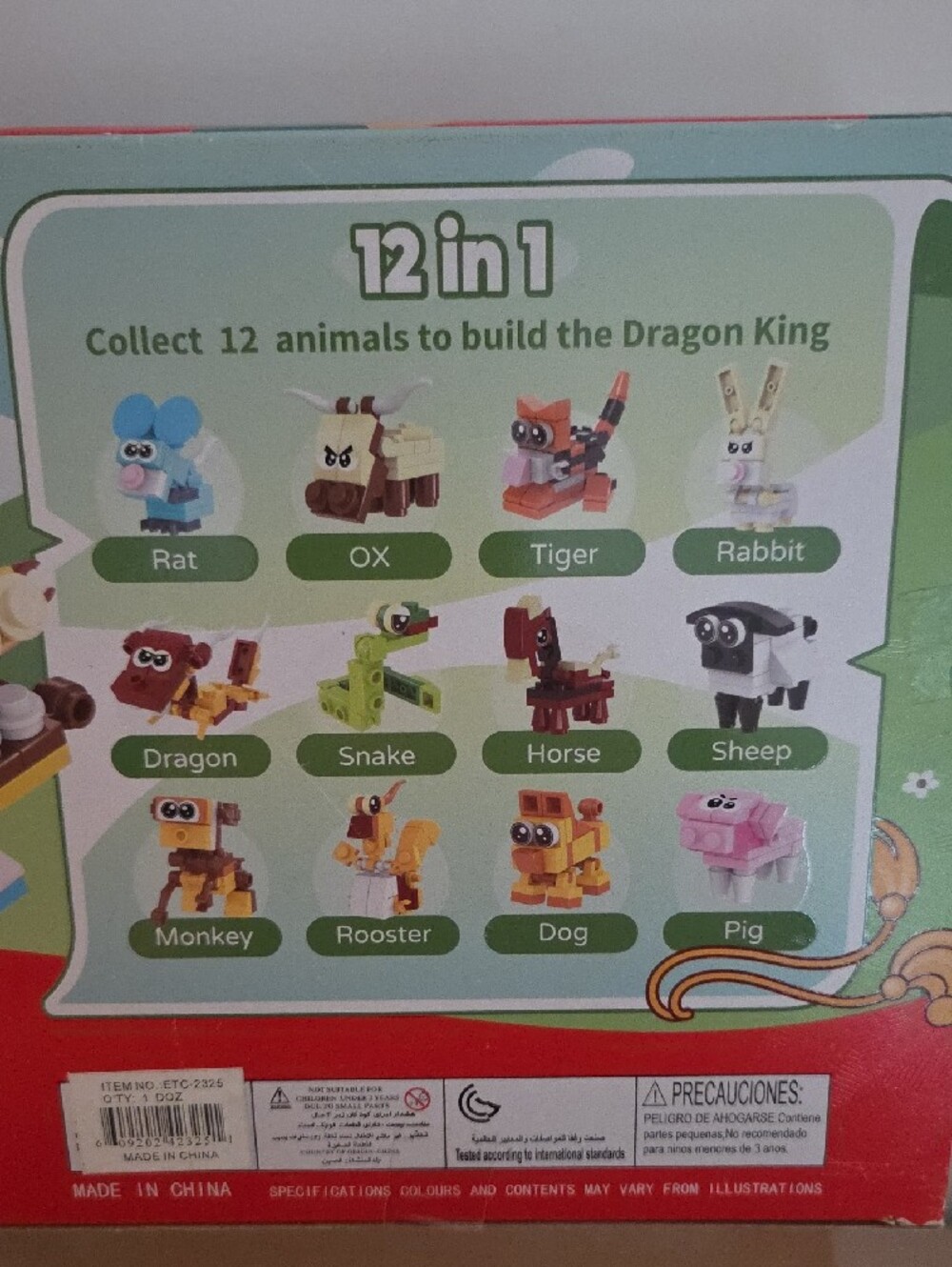 12-in-1 Dragon King Building Set...12 Individual Boxes That Create 12 Animals - Picture 3 of 12